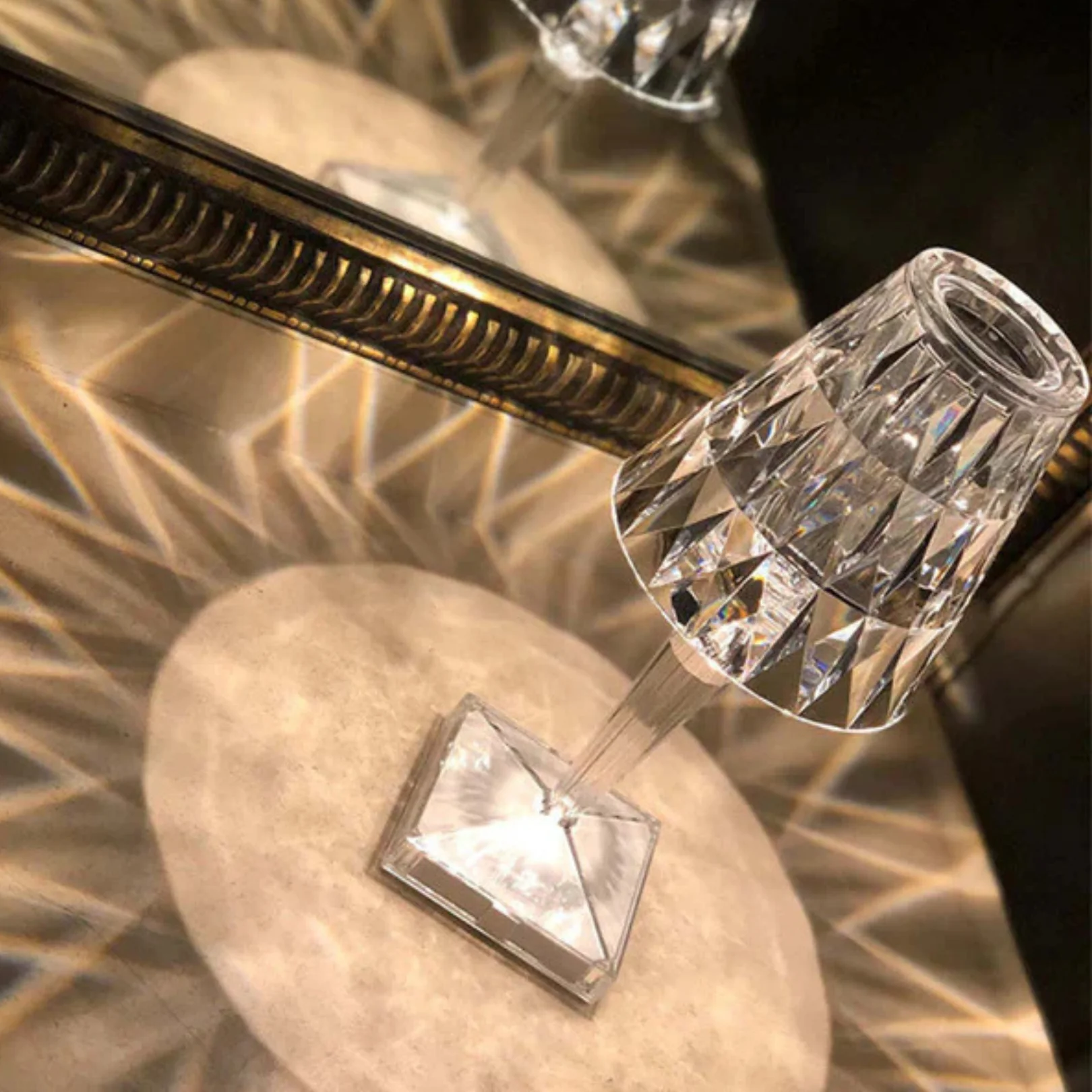 Rechargeable Cordless Crystal LED Lamp - Image 17