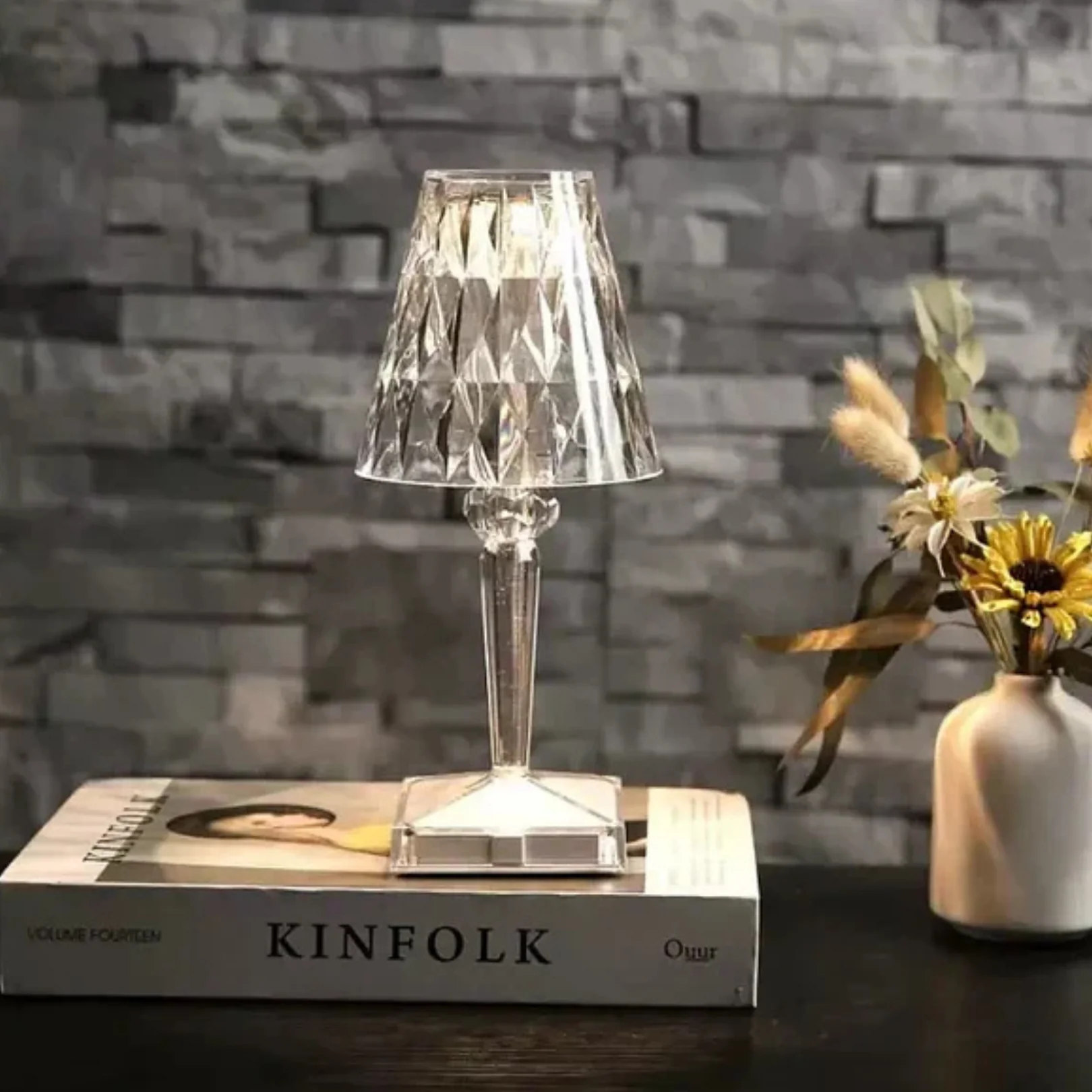 Rechargeable Cordless Crystal LED Lamp - Image 9