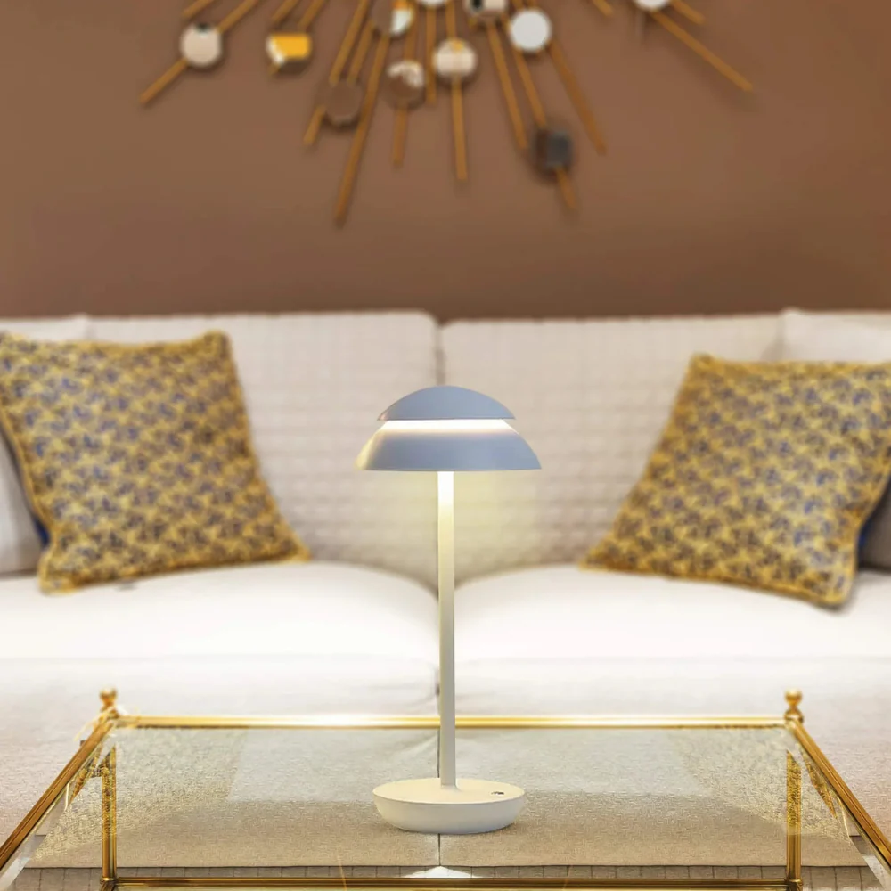Scandinavian Minimalist Cordless LED Table Lamp - Dimmable Rechargeable Light - Image 5