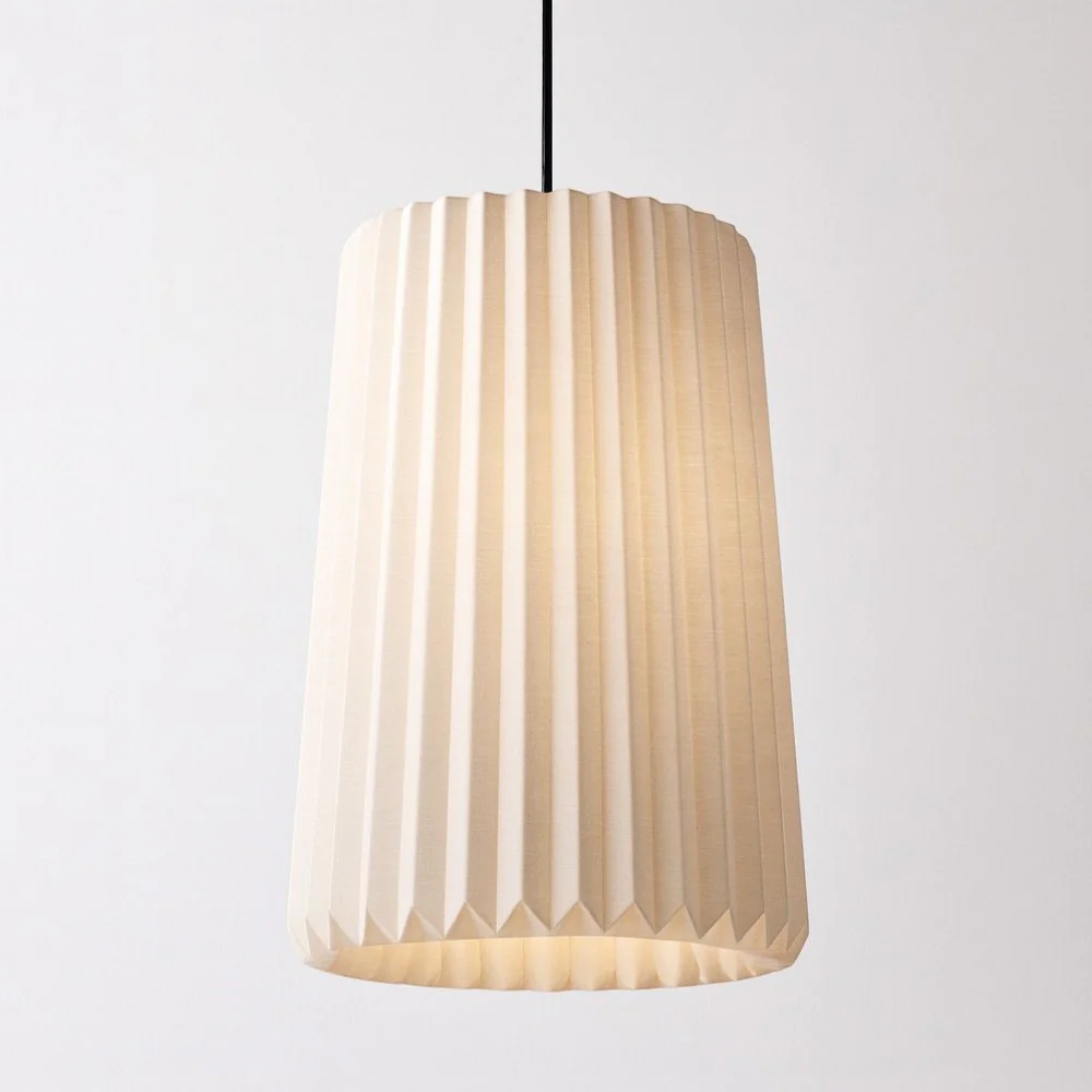 Scandinavian Pleated Paper Pendant Light - Modern Origami Hanging Lamp - Image 6