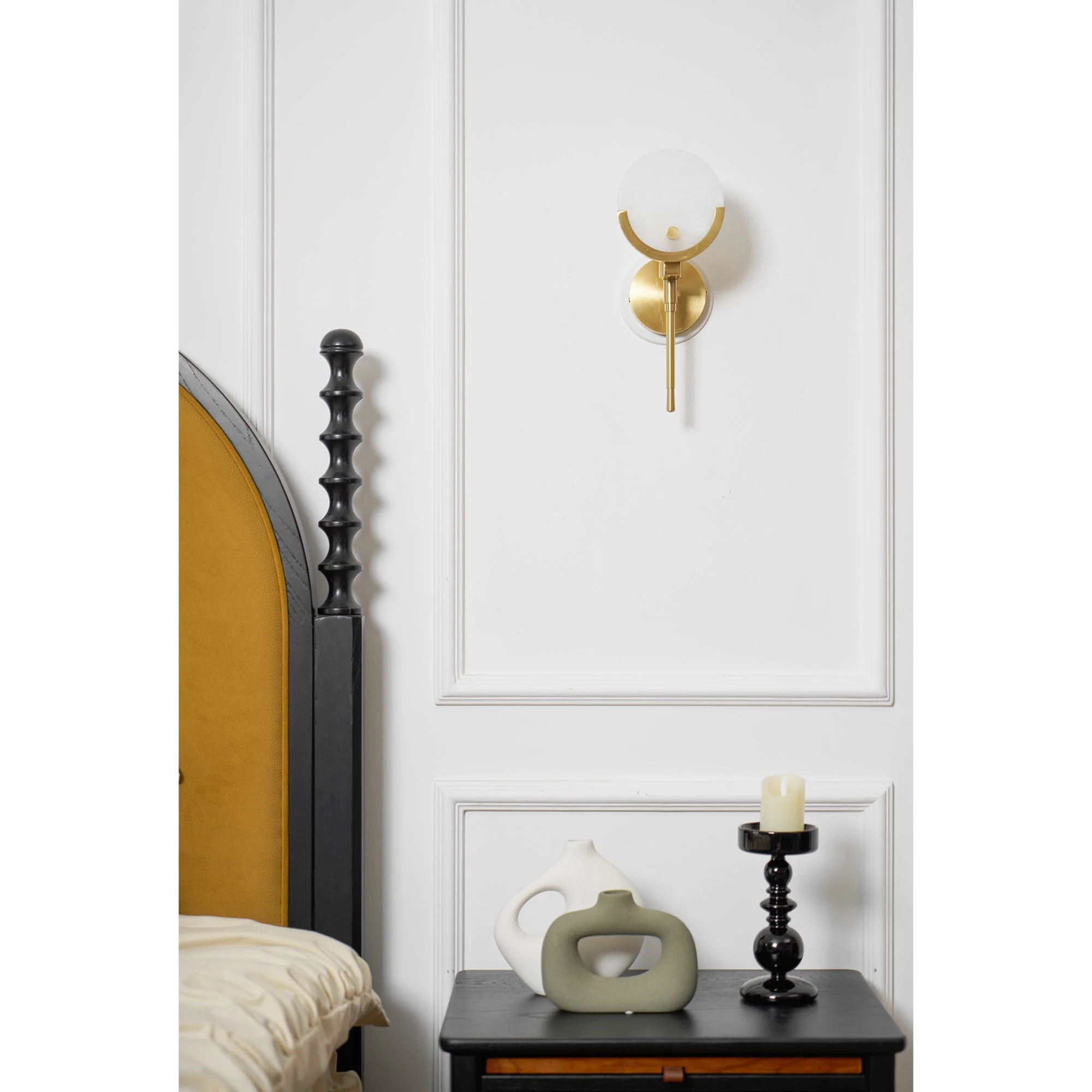 Scepter Brass Wall Sconce - Image 10
