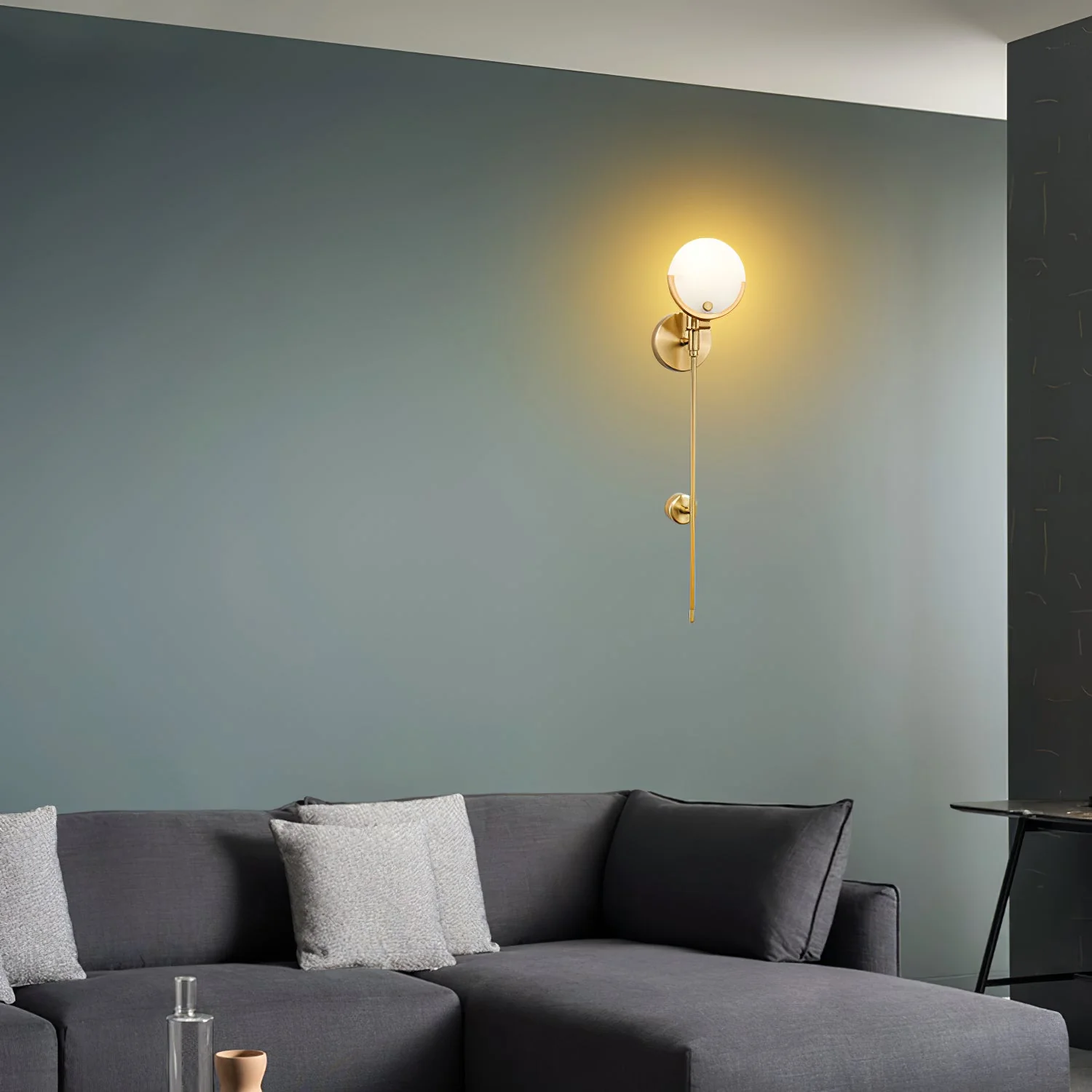 Scepter Brass Wall Sconce - Image 21