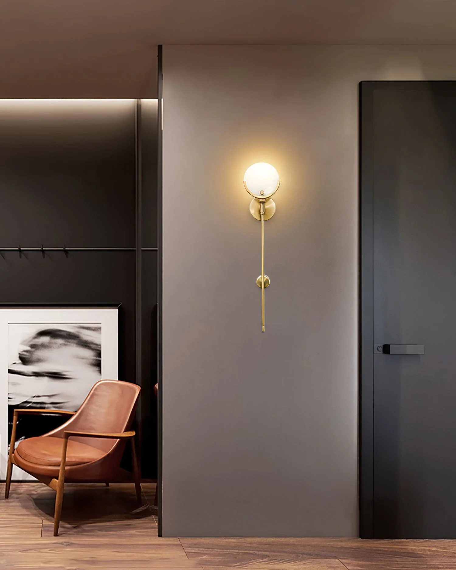 Scepter Brass Wall Sconce - Image 28