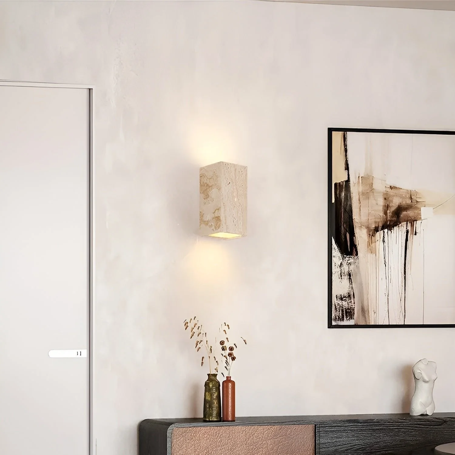 Sentinel Travertine Wall Light - Image 10