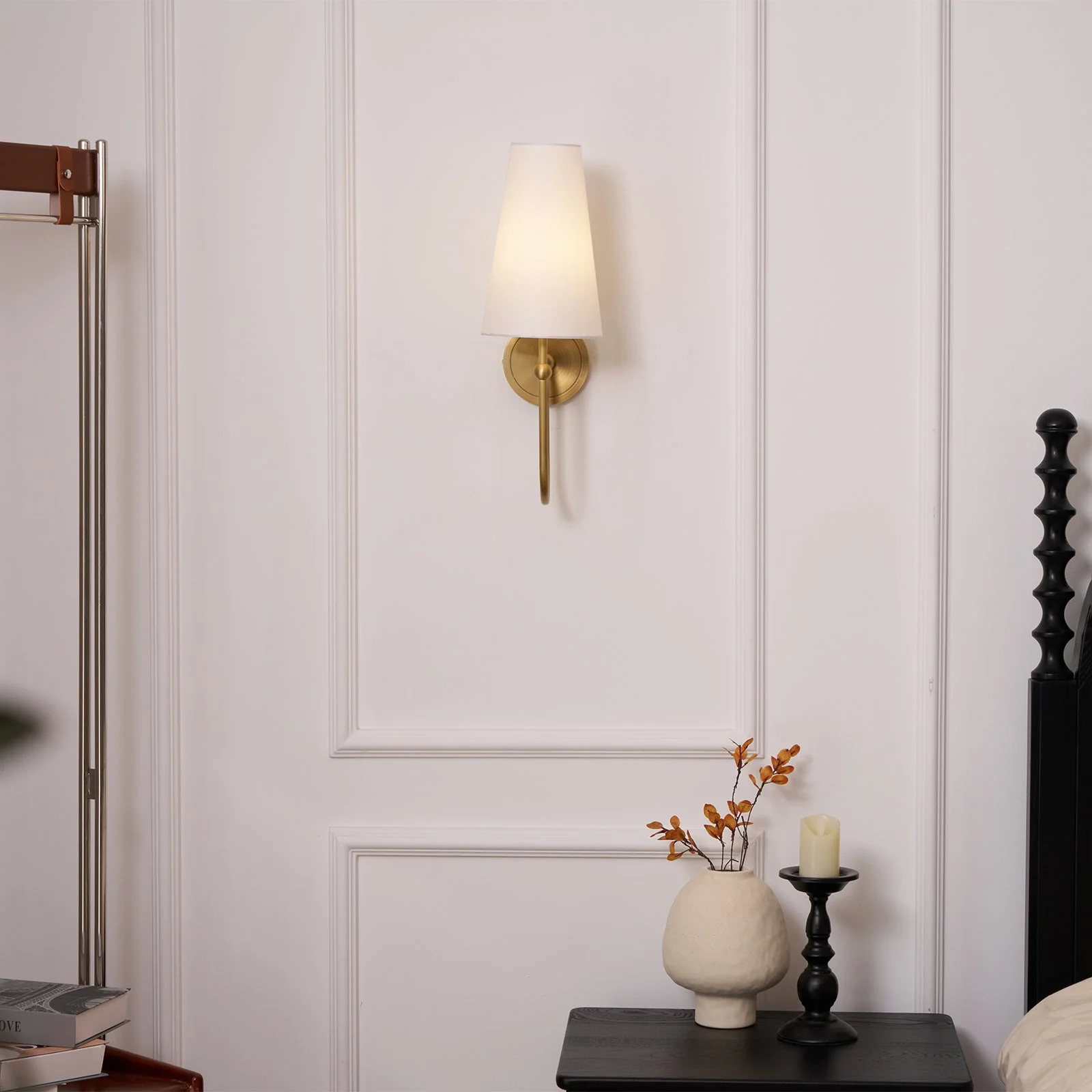 Stirrup Brass Wall Sconce - Image 11