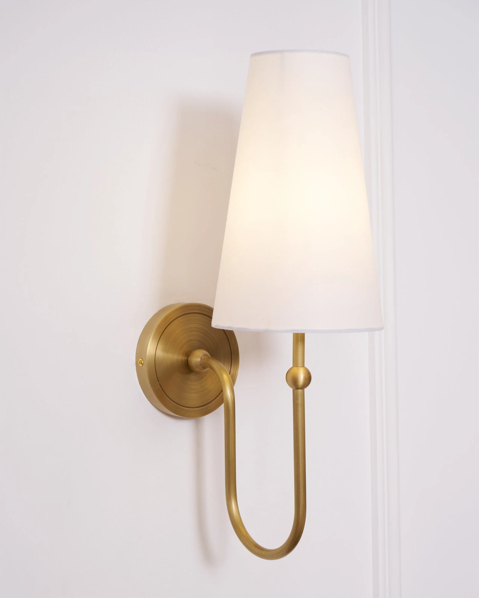 Stirrup Brass Wall Sconce - Image 17