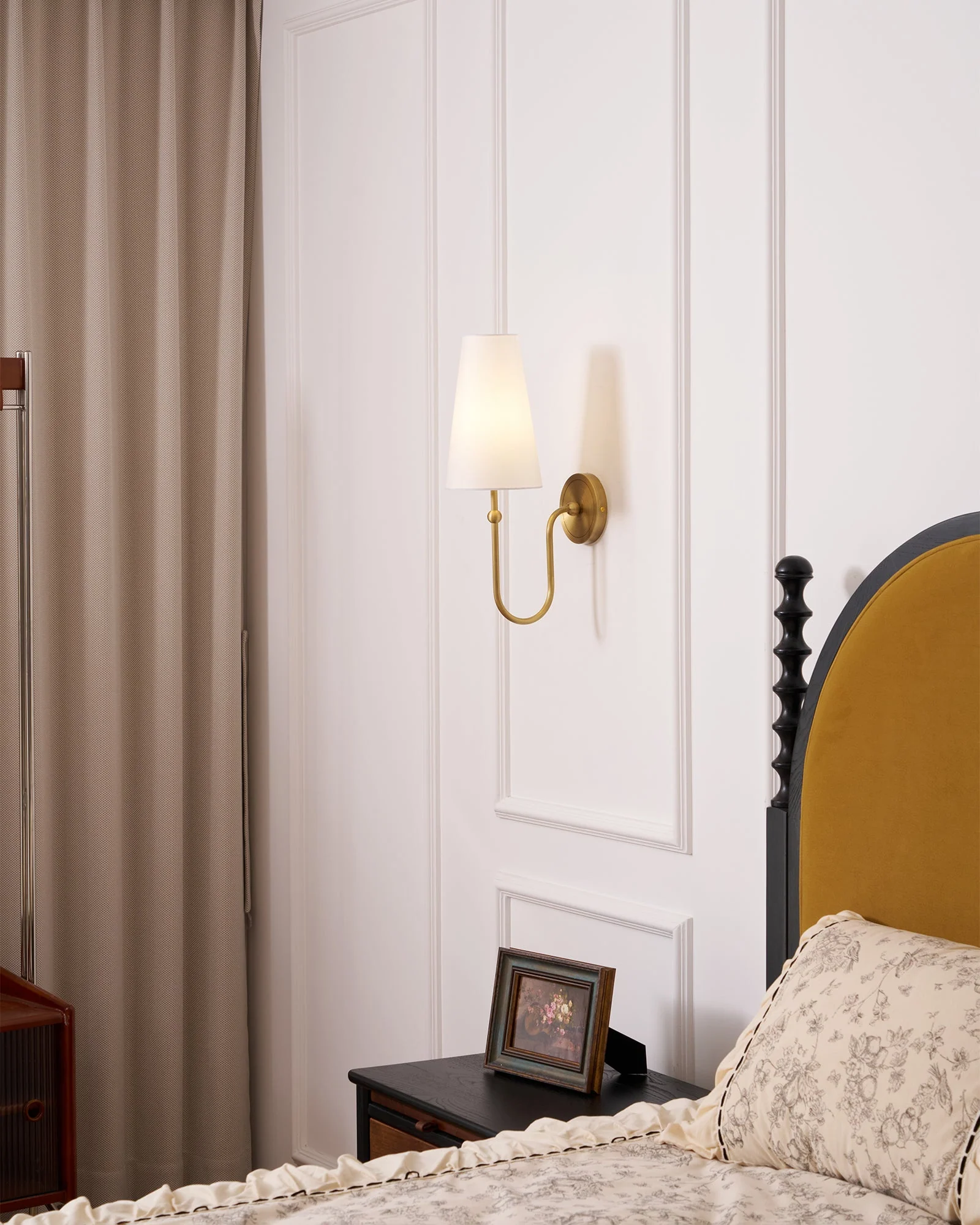 Stirrup Brass Wall Sconce - Image 19