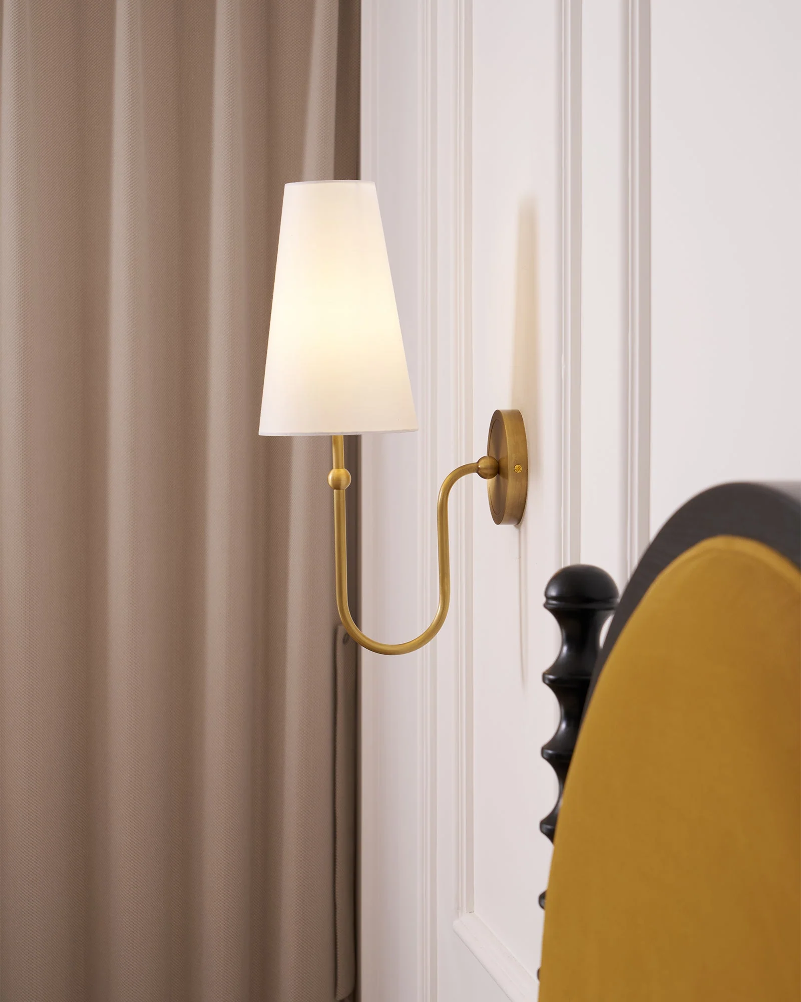 Stirrup Brass Wall Sconce - Image 20