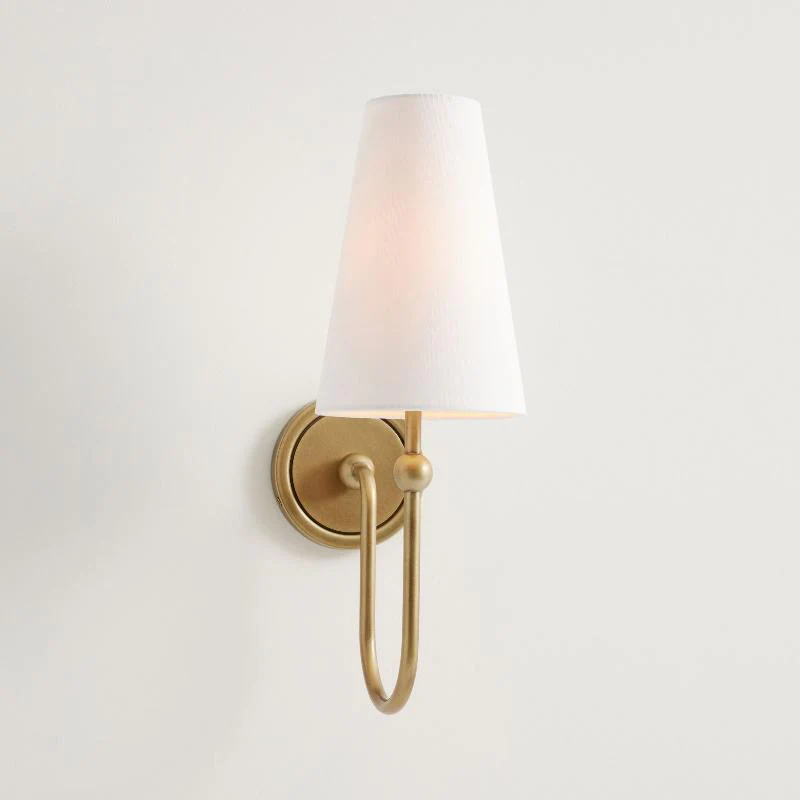 Stirrup Brass Wall Sconce - Image 21