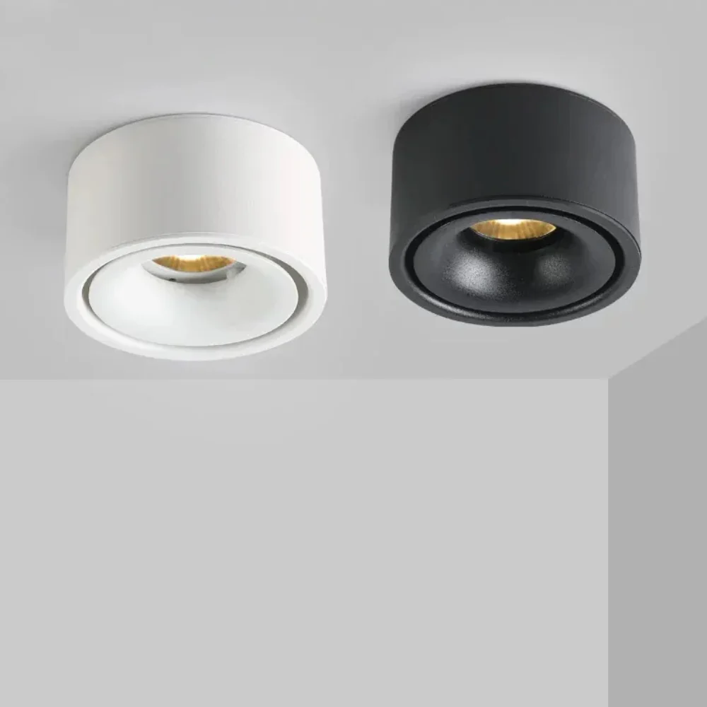 Surface Mount LED Spotlight with Anti-Glare Deep Recess - Industrial Style - Image 11
