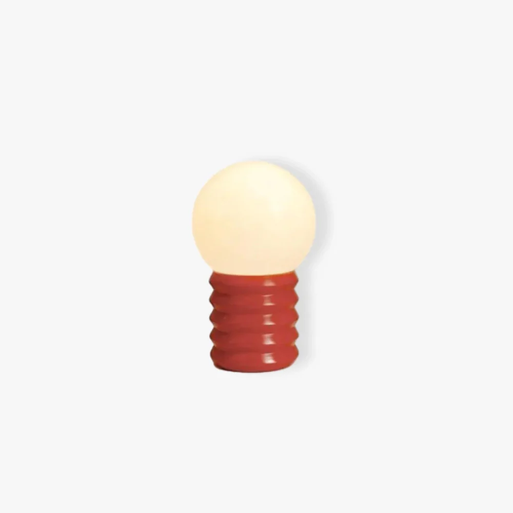 Table Lamp with Frosted Glass Globe Shade - Modern Mid Century Retro - Image 23