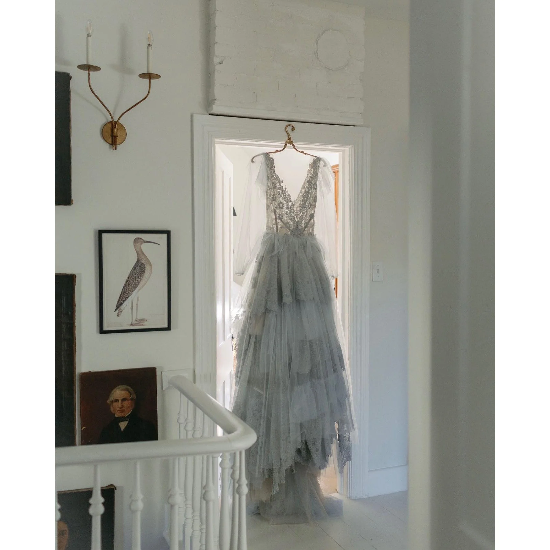 Taper Brass Wall Sconce - Image 8