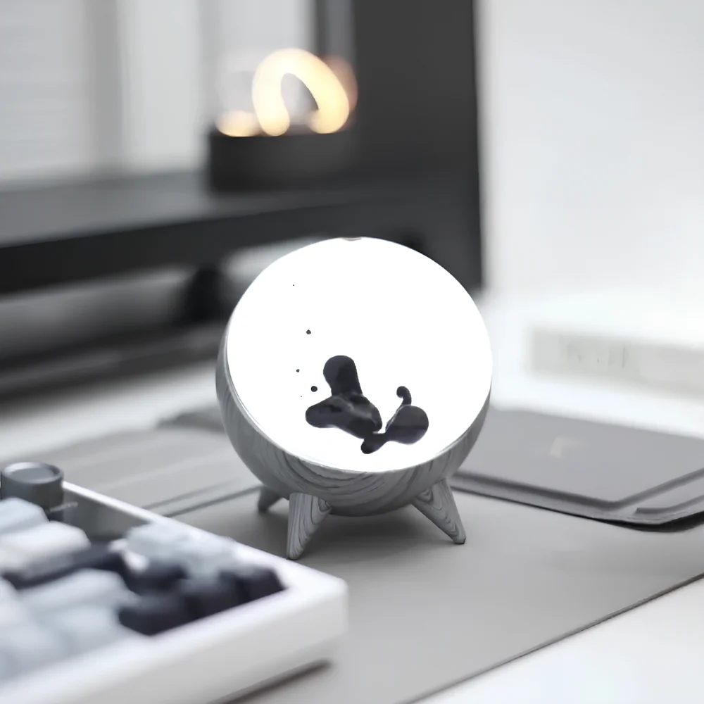 USB Rechargeable Ferrofluid Speaker - Bluetooth Rhythmic Music Display - Image 4